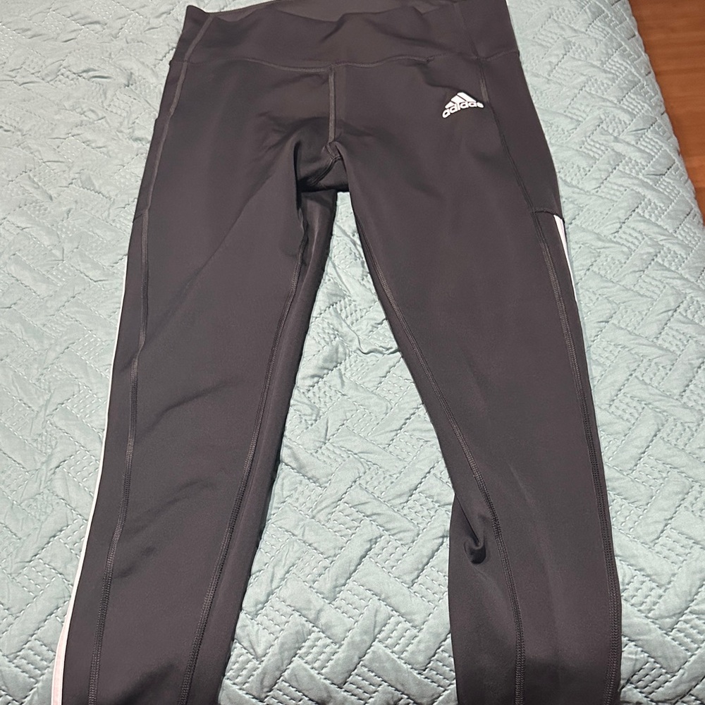 Adidas Charcoal Performance Leggings